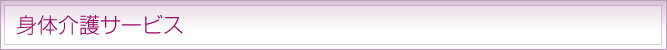 身体介護サービス
